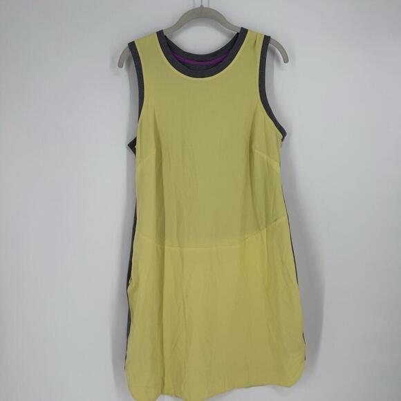Title Nine Dresses & Skirts - Title Nine dress large L yellow gray outdoor gorpcore camping hiking trail